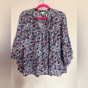 Women’s Lucky Brand Boho Flowy Top Size L